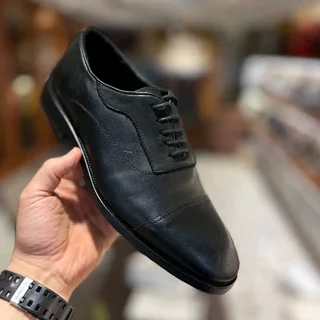 کفش رسمی مردانه چرم گاوی مدل سرپنجه