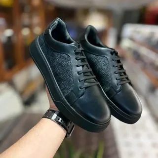 کفش ونس چرم مردانه مدل اسکارلت